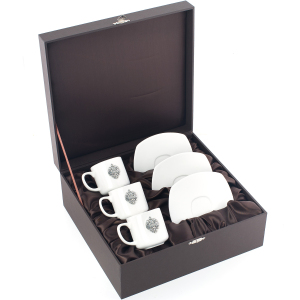 Porcelain coffee set "Empire" for 3 persons